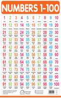 Numbers 1-100 - My First Early Learning Wall Chart: For Preschool, Kindergarten, Nursery And Homeschooling (19 Inches X 29 Inches)